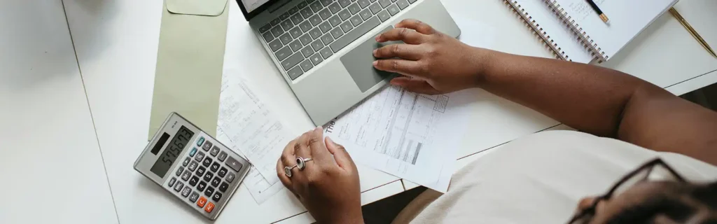 person checking their taxes as an NHR