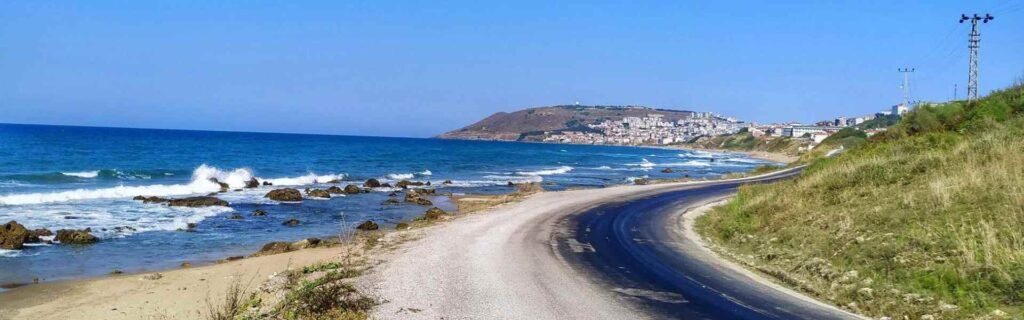 coastal road in nauru