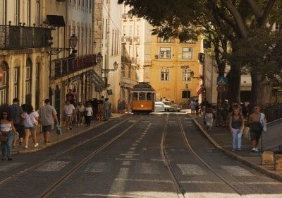 Lisbon tram 