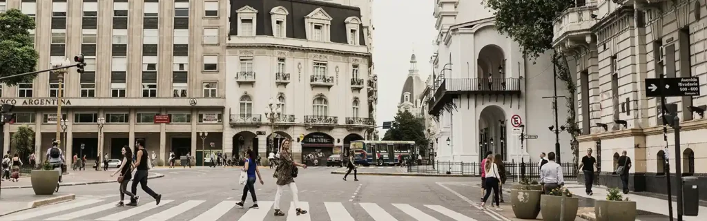 Street in Buenos Aires, Argentina